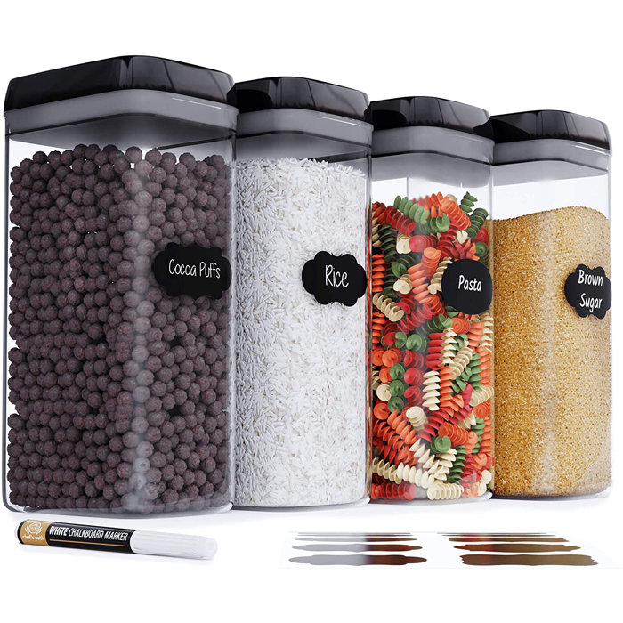 Prep & Savour Airtight Extra Large Food Storage Container 4 PC Set